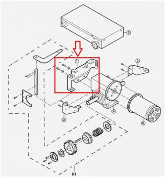 LiftMaster 10-11397 Support Bracket