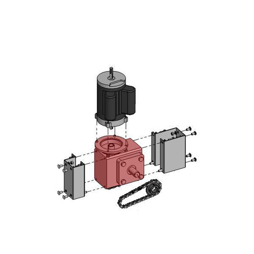 Doorking 25 Doorking 2600-348 Gearbox Model 920/9200