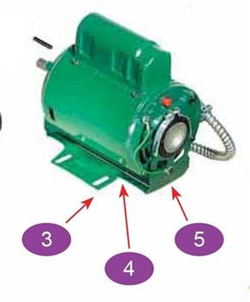 Ramset 03,04,05-Motor, C-Face - 120 VAC 1Hp Ramset Ram 5500  800-04-02 [NO LONGER AVAILABLE]