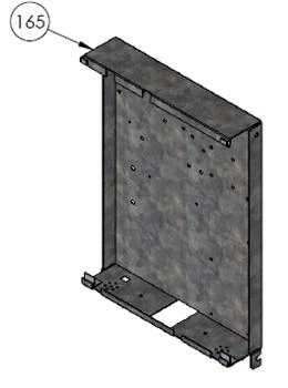 DoorKing 2600-911 Mount Plate-PC board 910