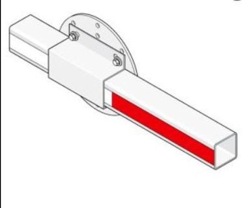 Doorking 1601-571 Barrier Arm  12' PVC Square