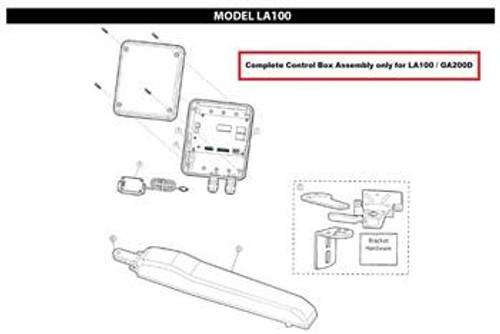 Liftmaster K74-34501 Complete Control Box Assembly for LA100 / GA200D Liftmaster K74-34501 Complete Control Box Assembly for LA100 / GA200D