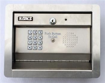 DoorKing 1504 Flush Mount w/Intercom. 10-1000 Code Capacity