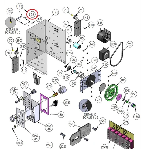 DoorKing 2600-938 Radio Tray 9100