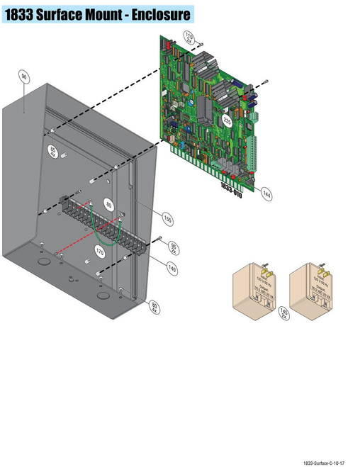 Doorking 00-1833-080 Parts Breakdown For reference only