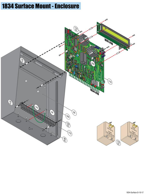 Doorking 00-1834-080 Parts Breakdown For reference only