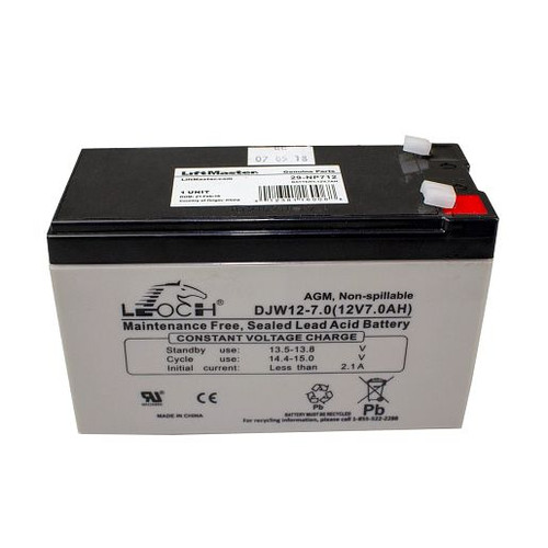 LiftMaster K74 35388 1 Battery, 12V 7AH (1 battery)