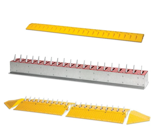 DoorKing 1610-097 Spikes Surface Mount Red 3-Ft Extension