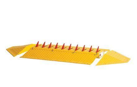 Doorking 1610-098 Spikes Surface Mount Kit Red 3-Ft + Two End Caps