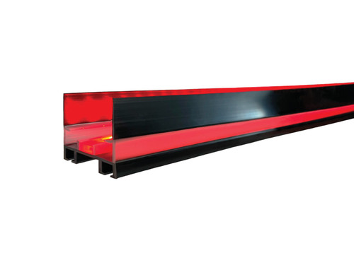 LED-ARIES-ME123C-K10 Aries VisiLight dual-sided LED mounting channel lit red