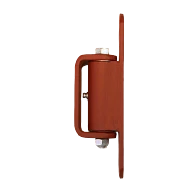 LiftMaster 2125P Standard-Duty Gate Hinge, Flat to Gate, Bolt to Post, Prime Coated (Pair)
