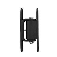 LiftMaster 2150B Standard-Duty Gate Hinge, Bolt to Gate, Bolt to Post, Black Powder Coat (Pair)