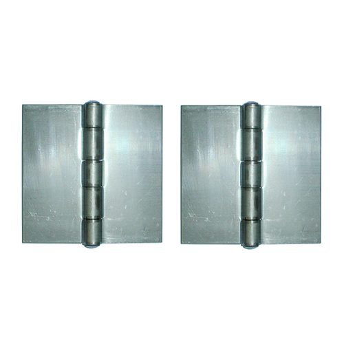 Jansen GH1523X3 Light Duty Weld-On Butt Hinge, 3" x 3" x .086, Pair