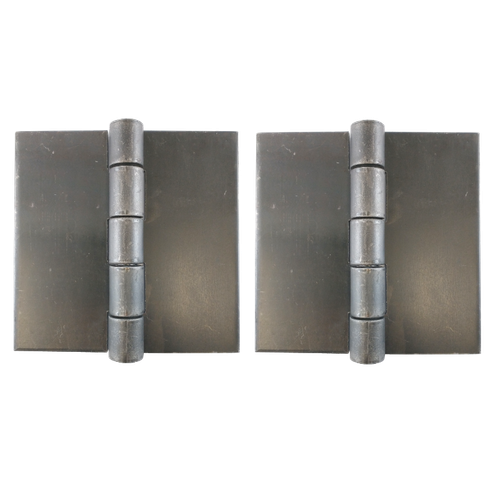 Jansen 18506X6 Heavy Duty Weld-On Butt Hinge, 6" x 6" x .197 (5.0 mm), Pair