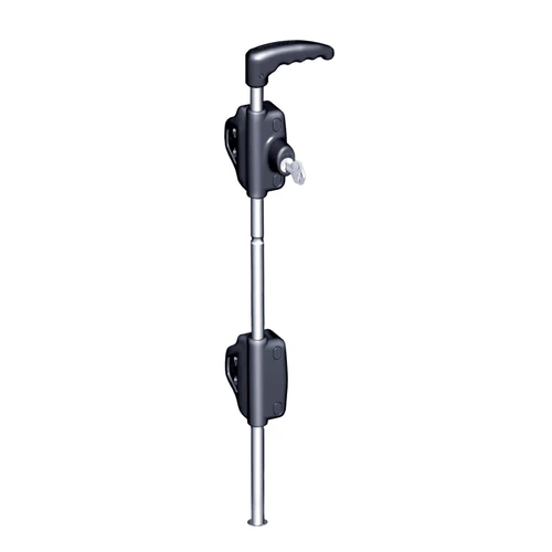 D&D LokkBolt LLCB18 18" Key-Lockable Cane Bolt, 316 Stainless Rod