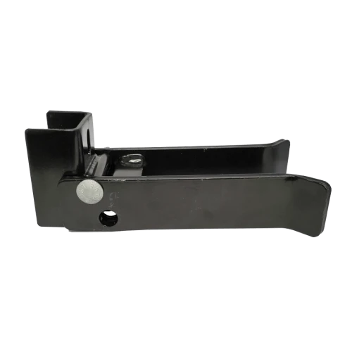 DAC 4290 Strong Arm Walk Gate Latch, 2" Square Frame to 2-1/2" Square Post, Black