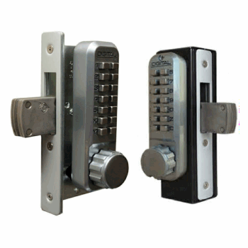Lockey 2900DC Narrow Stile Mechanical Keyless Deadbolt, Double Sided, Marine Grade