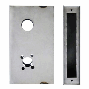 Keedex K-BXMOR1-2 Weldable Mortise Lock Box for Schlage L Series, 2" Wide, Steel