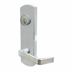 Cal-Royal NESC9805 Storeroom Escutcheon Lever Trim for 9800 Series Panics, Satin Chrome