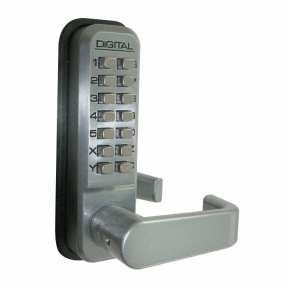 Lockey 285P Mechanical Keyless Passage Lever Panic Trim, Marine Grade