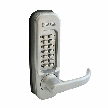 Lockey 115P Heavy Duty Mechanical Keyless Passage Lever Panic Trim, Marine Grade