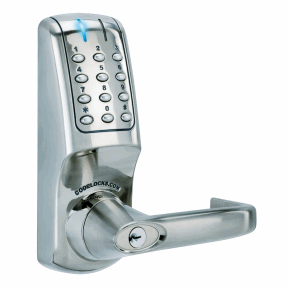 Codelocks CL5000PK Heavy Duty Electronic Panic Trim Kit for Cal-Royal 9800 Series, Brushed Steel