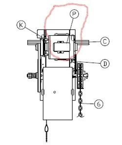linear 190-005156 Motor, 1/3 hp, 56 ODP, 115/230v, 1ph