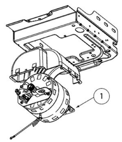 Genie 01-39045R.S Motor Assembly w/Opto-Luctor Genie 01-39045R.S Motor Assembly w/Opto-Luctor