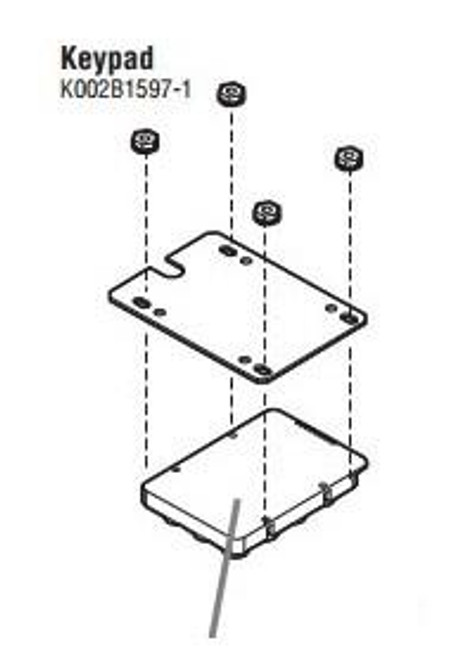 Liftmaster K002B1597-1 Keypad Kit for EL1SS Liftmaster K002B1597-1 Keypad Kit for EL1SS