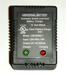 LiftMaster 29-40095 Battery Charger, 12V.5A Dual Stg.