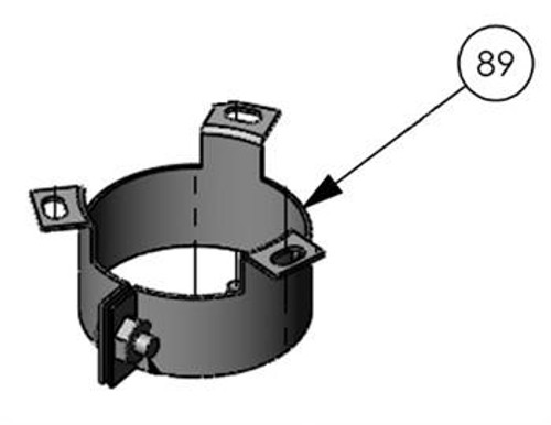 Doorking 89 2600-239 Capacitor Clamp VR6B Doorking 89 2600-239 Capacitor Clamp VR6B