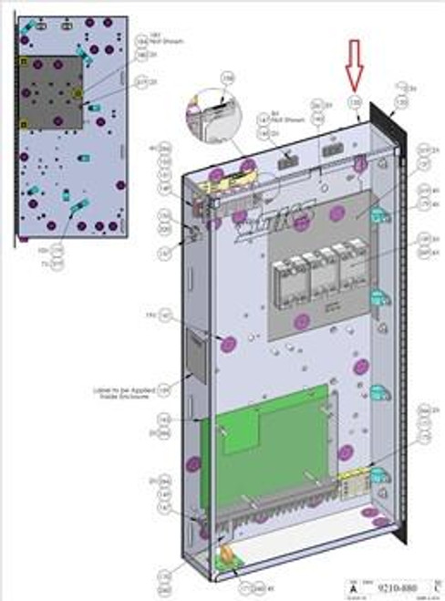 Doorking 135 Doorking 9200-913 Mount Panel PCB 9200 Doorking 135 Doorking 9200-913 Mount Panel PCB 9200