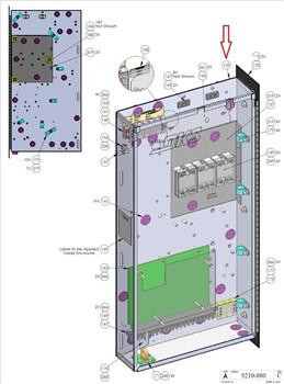 DoorKing 9200-913 Mount Panel PCB 9200