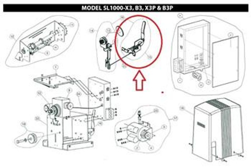 Liftmaster 15  K75-18953  Disconnect, Release Handle Liftmaster 15  K75-18953  Disconnect, Release Handle