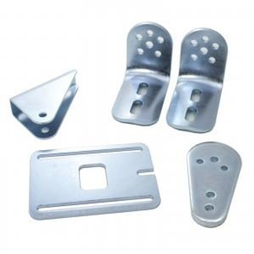 GTO HB100 Silver bracket set w/ captured gate bracket GTO HB100 Silver bracket set w/ captured gate bracket