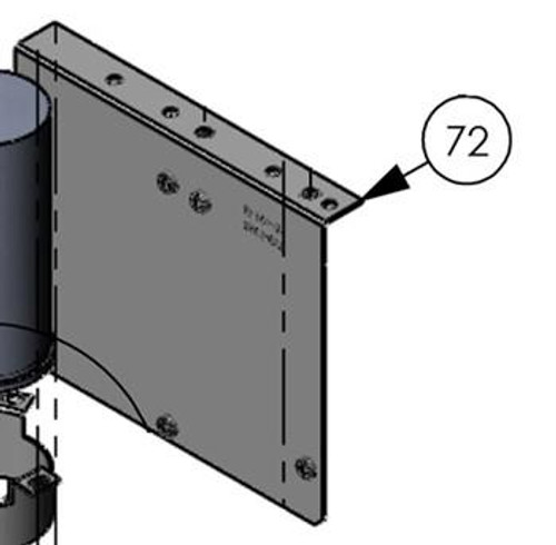 Doorking 72 2600-638 Bracket Radio 610 Battery Bkup