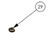 DoorKing 2600-439 Washer Cup - Brass