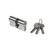 Locinox 3012-54-STD-GSZ Euro Profile Cylinder, Symmetric 1-1/16" x 1-1/16", Keyed Alike Z