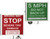 DoorKing 1615-080 Warning Sign W/Elect Cell