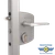 Locinox P00015067-SILV Surface mounted anti-panic gate lock - LPKQ40U2LVSZPU