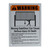 LiftMaster K40-38471 UL Warning Sign, HCTDCU