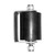 Jansen GR3KT 3" Rubber Guide Roller Assembly with Weldable Bracket and Bearings, 2-3/8" Dia.