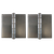 Jansen 18506X6 Heavy Duty Weld-On Butt Hinge, 6" x 6" x .197 (5.0 mm), Pair