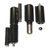 Jansen BHRD7 7" x 1-3/8" Round Ball Bearing Barrel Hinge with Weld Plates, 900 lb per Pair