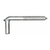 Jansen GH110LAG Hinge Hanger Bolt with Lag End, 1/2" x 4-1/2"
