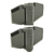 D&D TruClose TCA3 Self-Closing Gate Hinge, Wood and Vinyl Gates to 65 lb, Black, Pair