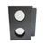 Jansen JSLH103STD Economy Double Hole Weldable Lock Box, 1-5/8" Wide, 2-1/8" Holes