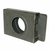 Jansen LH102SL Heavy Duty Single Hole Weldable Lock Box, 1-3/16" Wide, 2-1/8" Hole