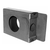 Jansen LH275 Heavy Duty Single Hole Weldable Lock Box, 2-3/4" Backset