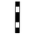 Jansen Steel Strike Plate for Deadbolts and Latches, 7" x 1"
